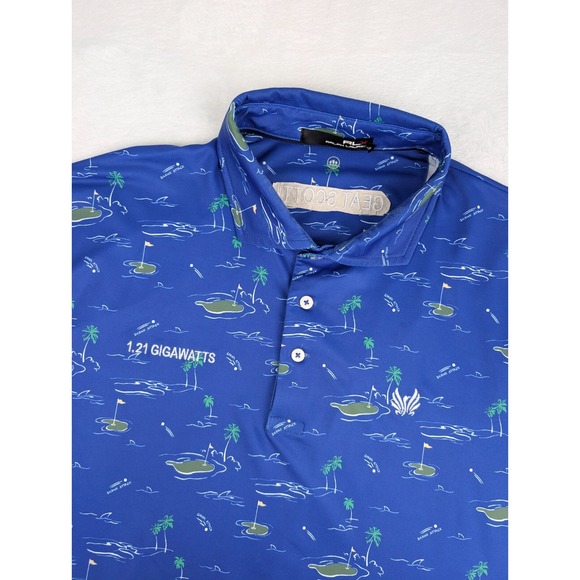 Ralph Lauren Other - Ralph Lauren RLX Performance Polo Mens XL Shank Attack Back to the Future Golf‎